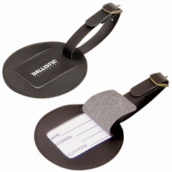 Bonded Leather Luggage Tag