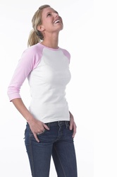 3/4 Sleeve Ladiies Raglan Top