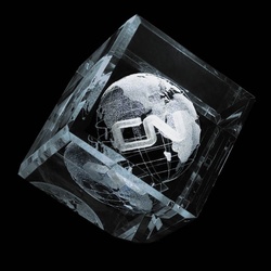 Carlton 3 1/2" Cube 3D