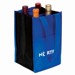 Non Woven Four Bottle Wine Bag