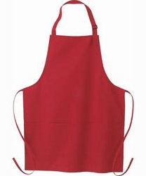 Adjustable Bib Apron - Full Length - 2 Pockets