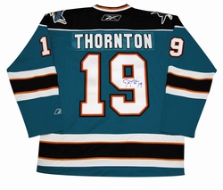 Joe Thorton Autographed Jersey