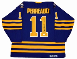 Gilbert Perrault Autographed Jersey