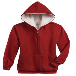 Sherpa Lined Prewashed Hooded Sweatshirt