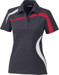 Ladies Performance Pique Colour-Block Polo