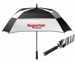 IZOD Windproof Automatic Open Square Golf Umbrella