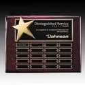 Rising Star -Rosewood Perpetual Plaque