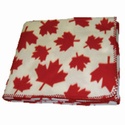 Maple Leaf Fleece Blanket