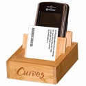 Desktop Bamboo Card/Cellphone Holder