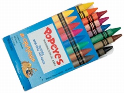 8 PC Non-Toxic Color Wax Crayon set