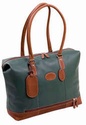 Ladies leather duffel