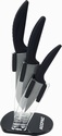 3 Piece Black Ceramic Knife Set