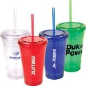 16 oz Festa Tumbler w/Straws