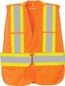 5 Point Vertical Stripe Tearaway Safety Vest