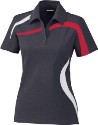 Ladies Performance Pique Colour-Block Polo